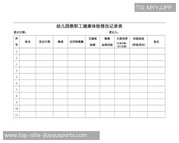 小学生每日体育锻炼情况记录表及健康成长分析指南